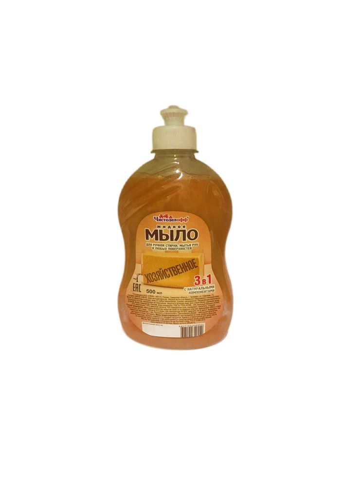 Жидкое мыло Хозяйственное 3 в 1 Mr. Чистоделофф (500мл.)